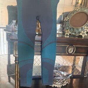 lululemon athletica Blue and Gray Leggings